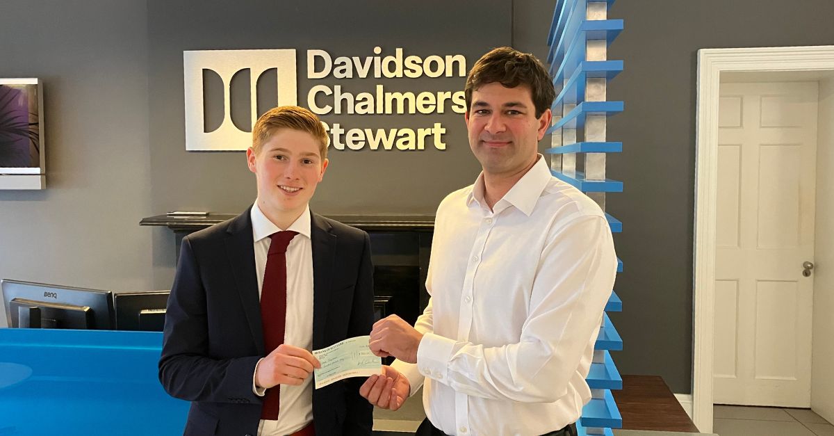 In pictures: Davidson Chalmers Stewart welcomes law student Noah Chapman