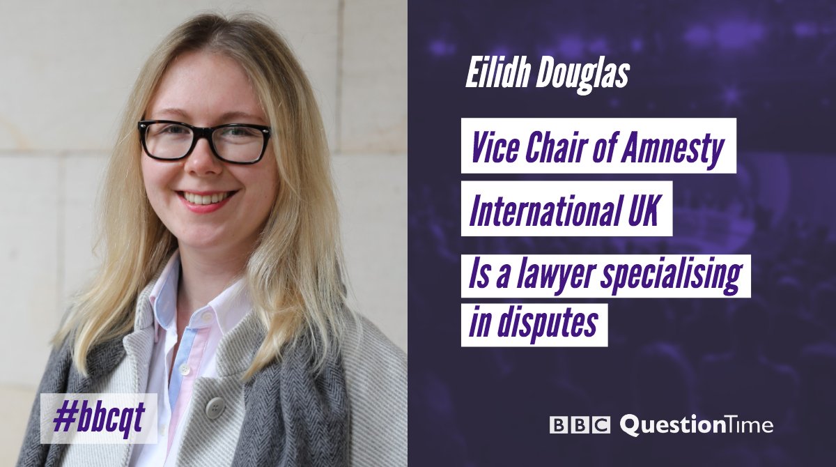 Solicitor Eilidh Douglas to appear on Question Time tonight