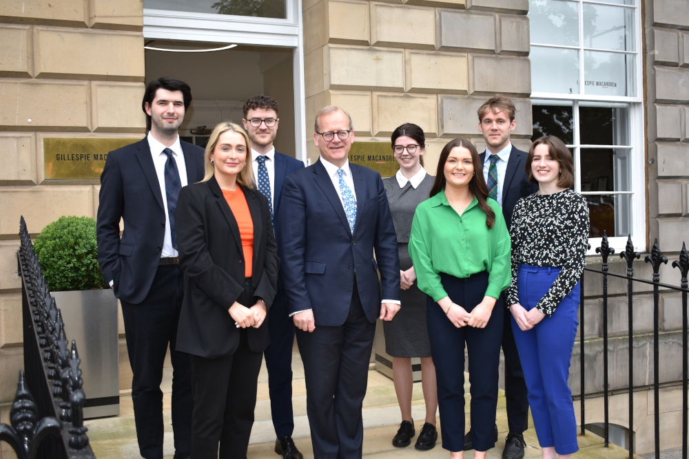 Gillespie Macandrew appoints seven NQ solicitors