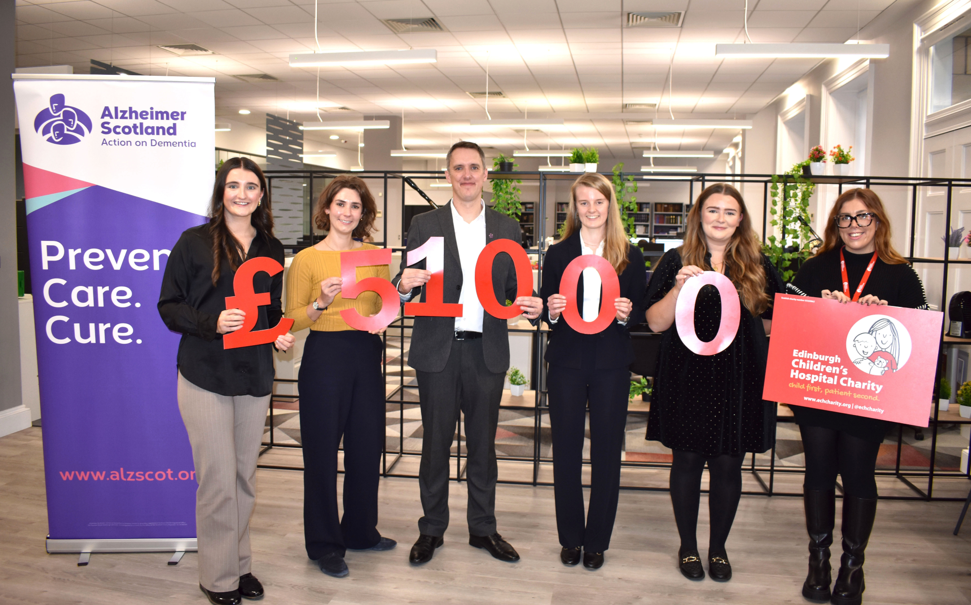 Gillespie Macandrew donates record £51,000 to charity partners