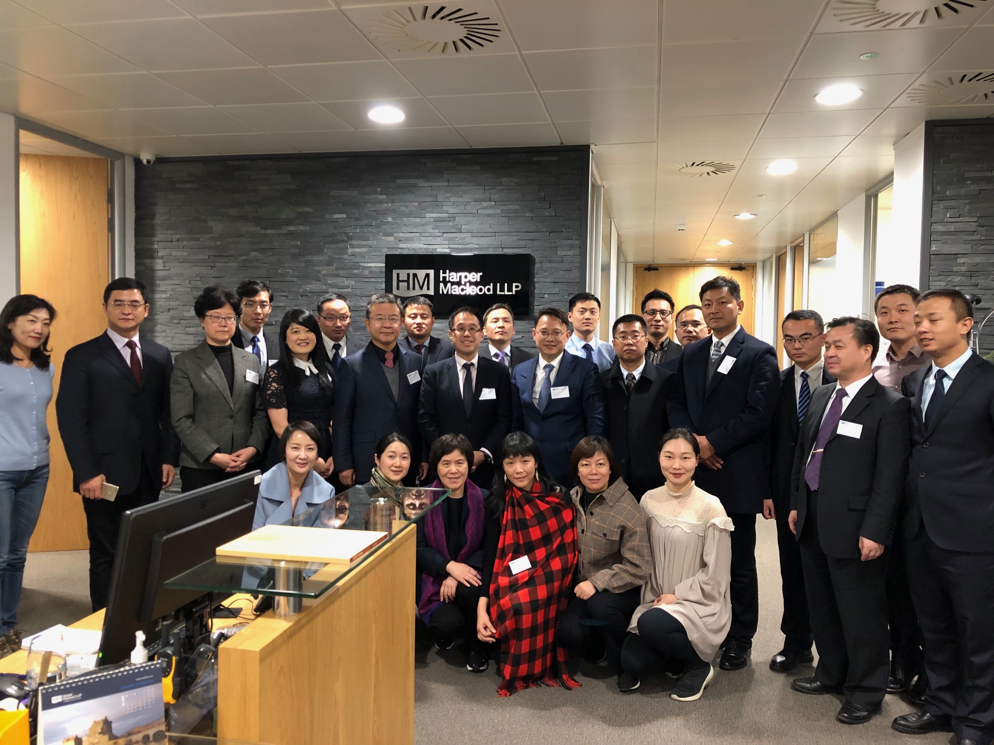 Chinese lawyers visit Harper Macleod to learn about UK immigration system