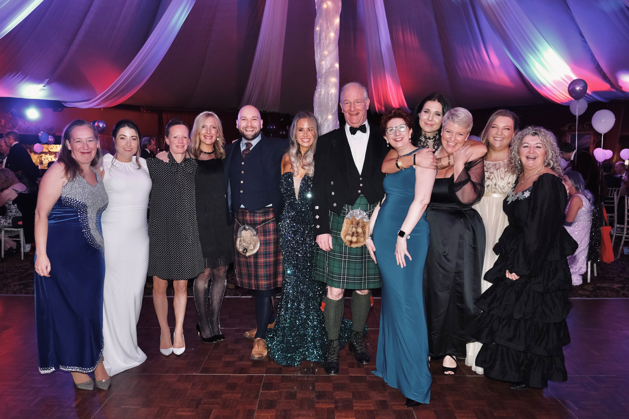 Tumbling Lassie Snow Ball raises over £20,000 for charity