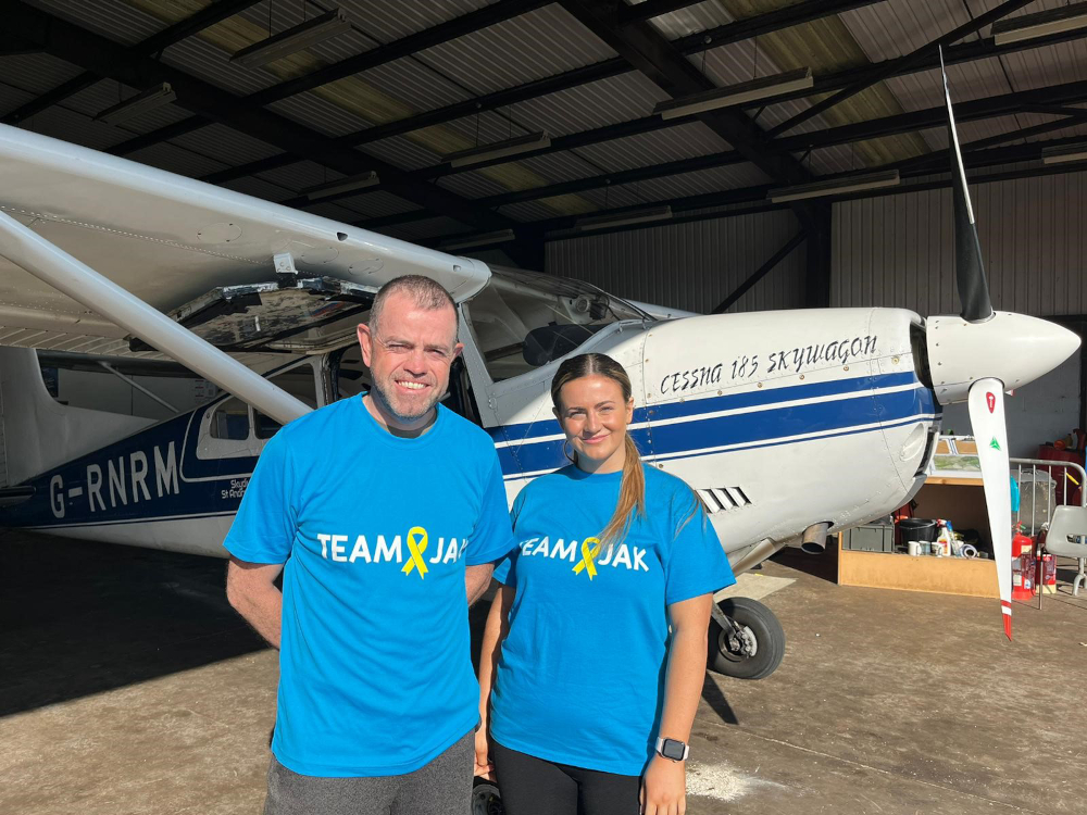 Lawyers raise £1,400 in charity skydive