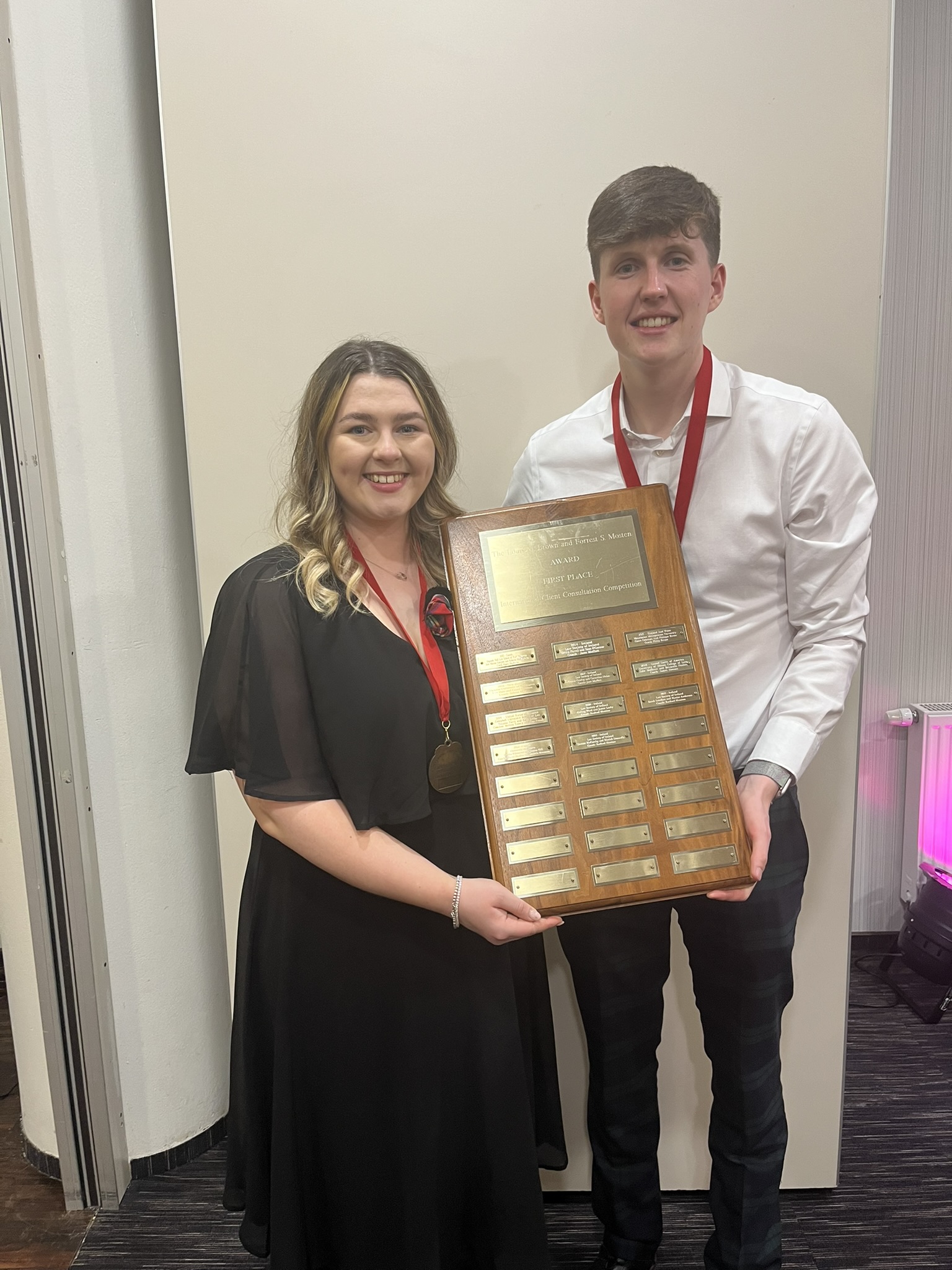 Aberdeen law students beat international rivals to win Brown Mosten ICCC