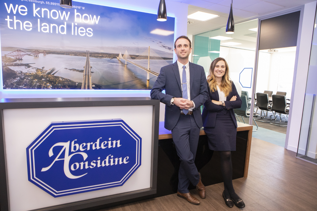 Aberdein Considine appoints four new solicitors and raft of trainees