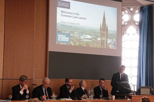 In pictures... Glasgow University launches Common Law LLB