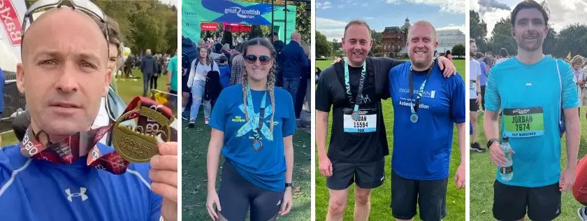 Digby Brown runners complete £4,000 charity efforts