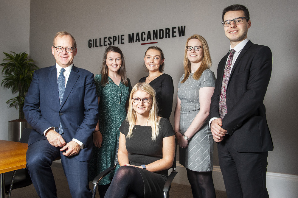 Gillespie Macandrew appoints five newly qualified solicitors