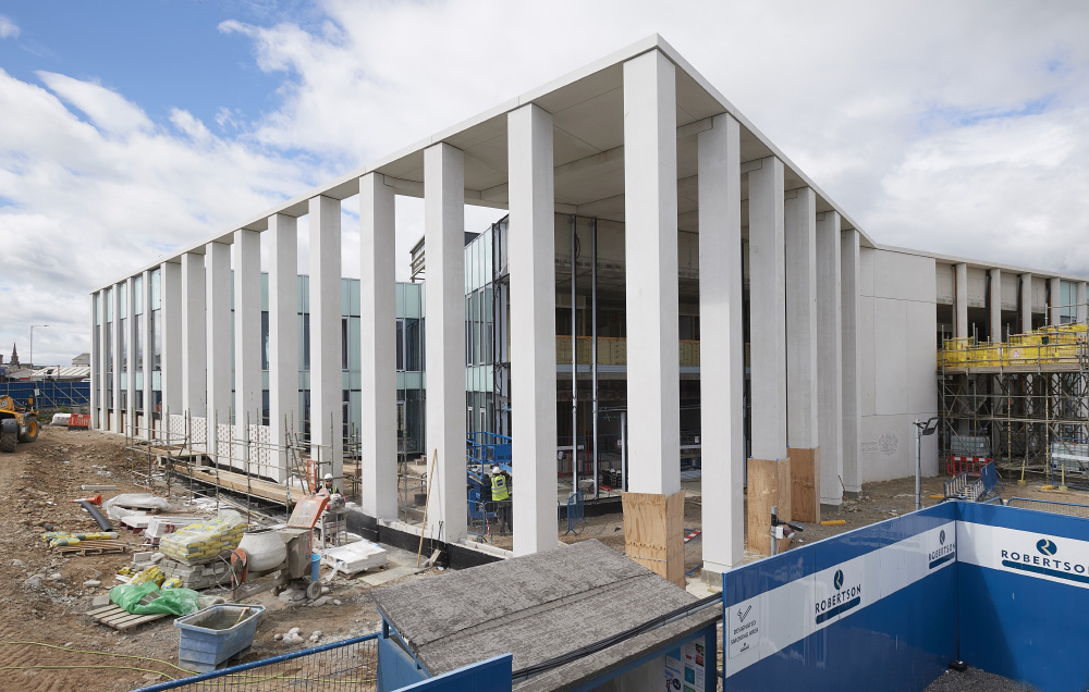Purpose-built Inverness Justice Centre reaches key build milestone