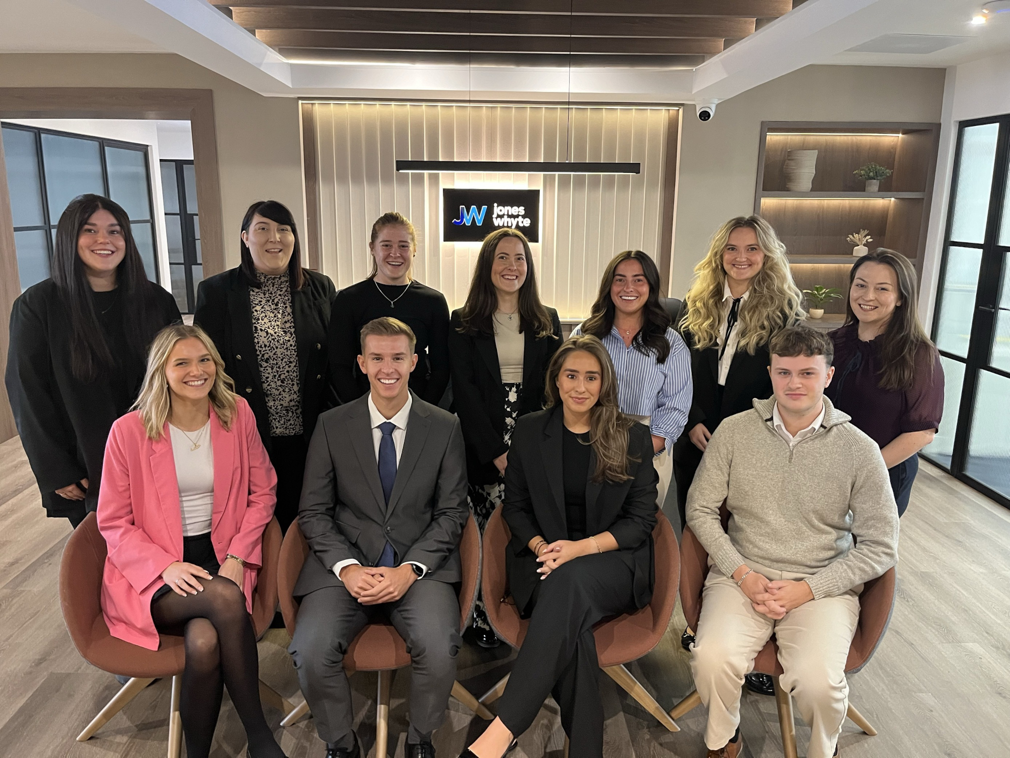 Twelve new trainees at Jones Whyte