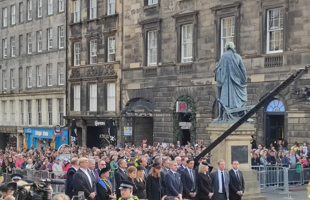 Lawyers at proclamation of the King