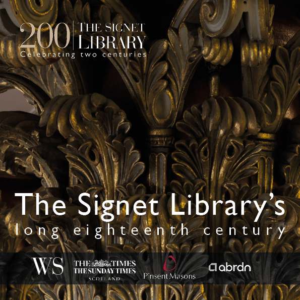 Event: The Signet Library’s long 18th century