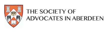 Legal trainees invited to Society of Advocates in Aberdeen free lunch